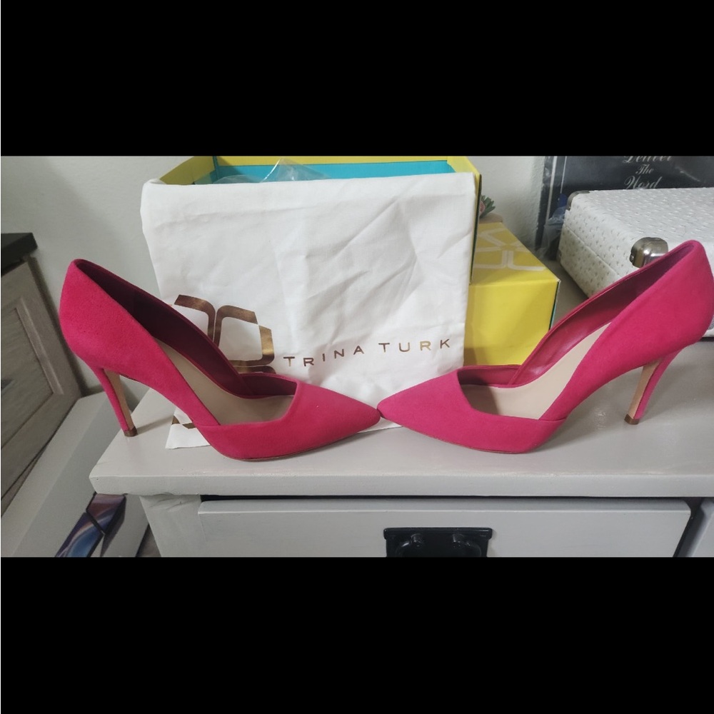 Trina Turk Fuchsia Heels
